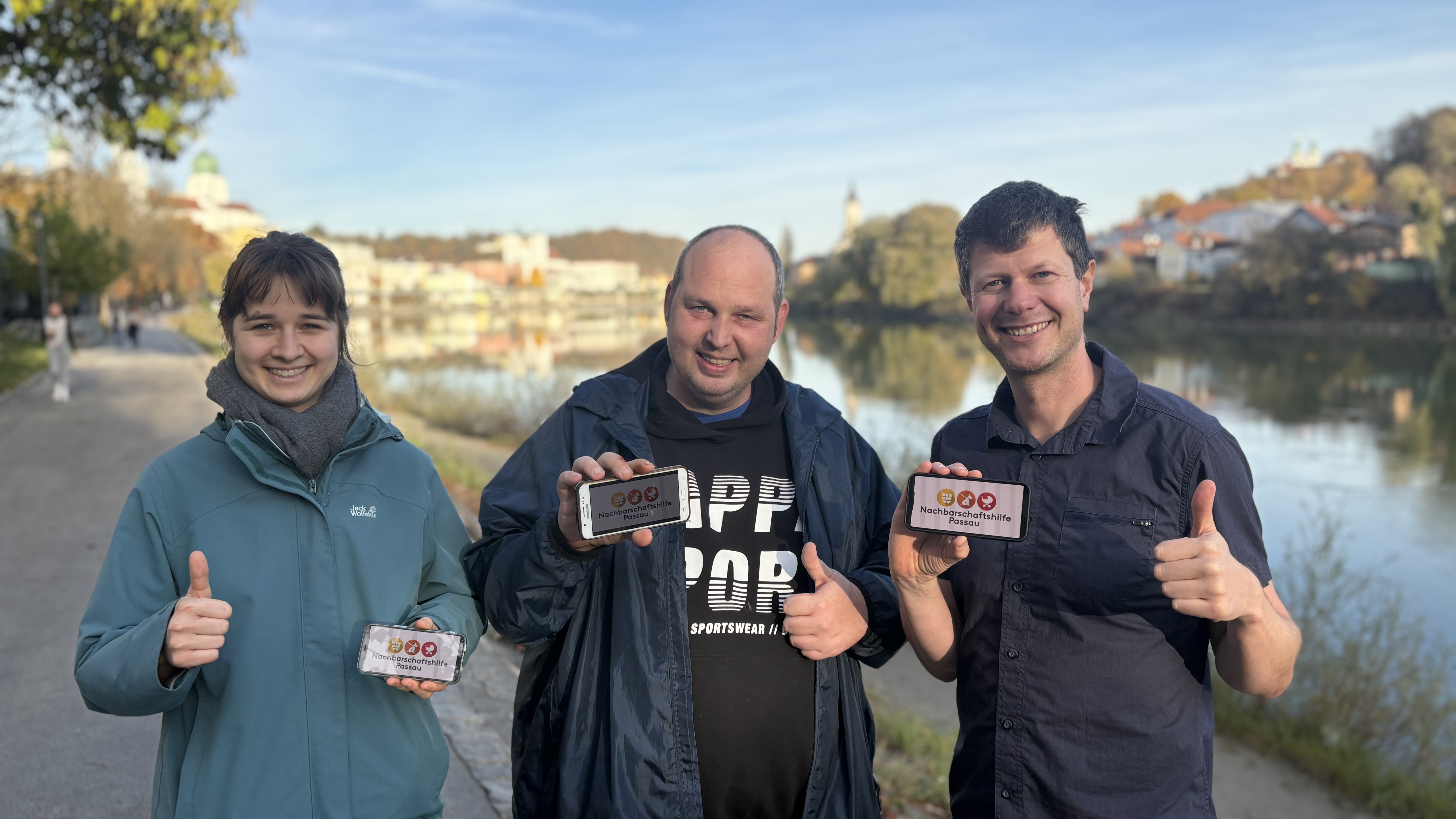 Benedict Hoffmann und sein Team